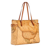 Alviero Martini - Borsa shopper grande Geo Classic E001 Beige